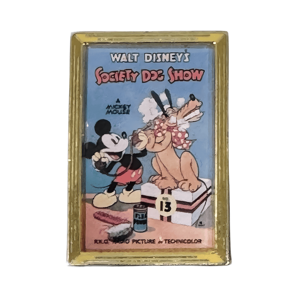 Mickey and Pluto in "Society Dog Show" Disney pin
