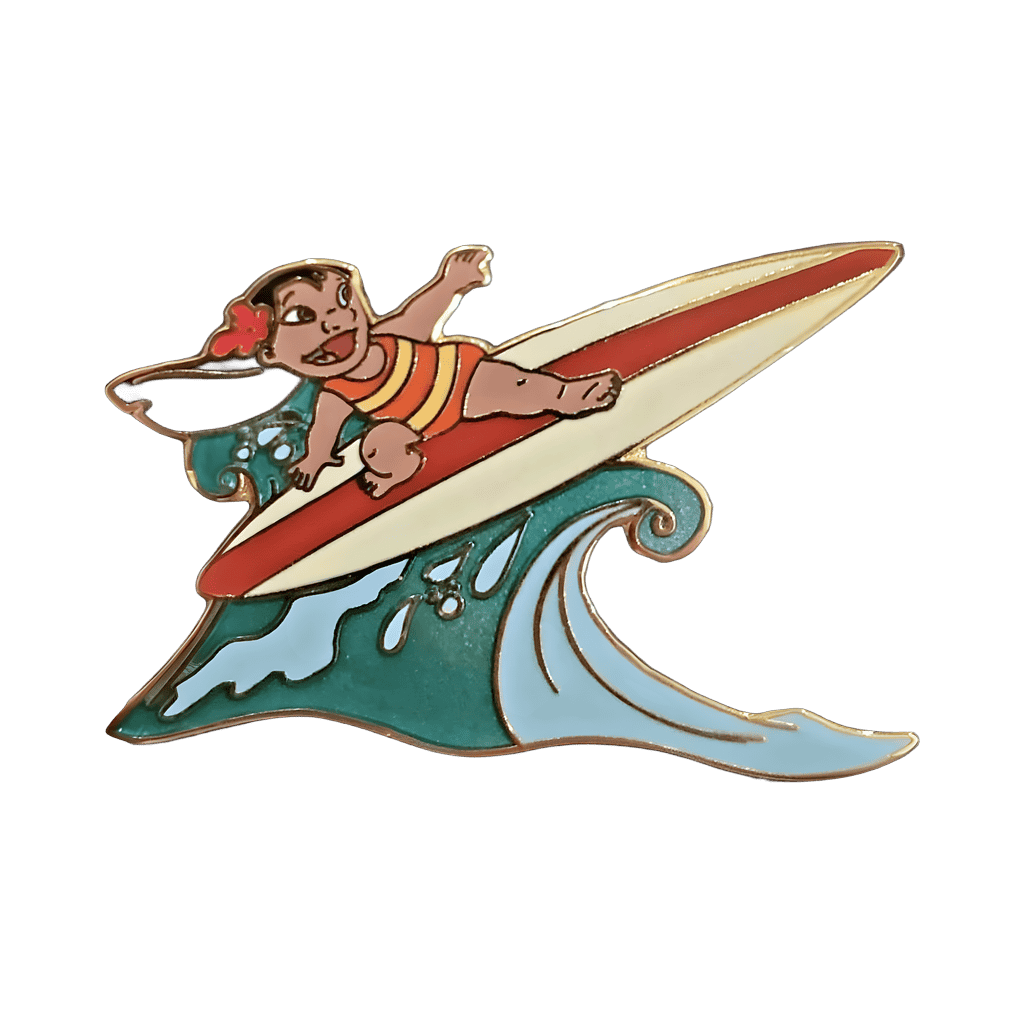 Lilo Surfing Disney pin