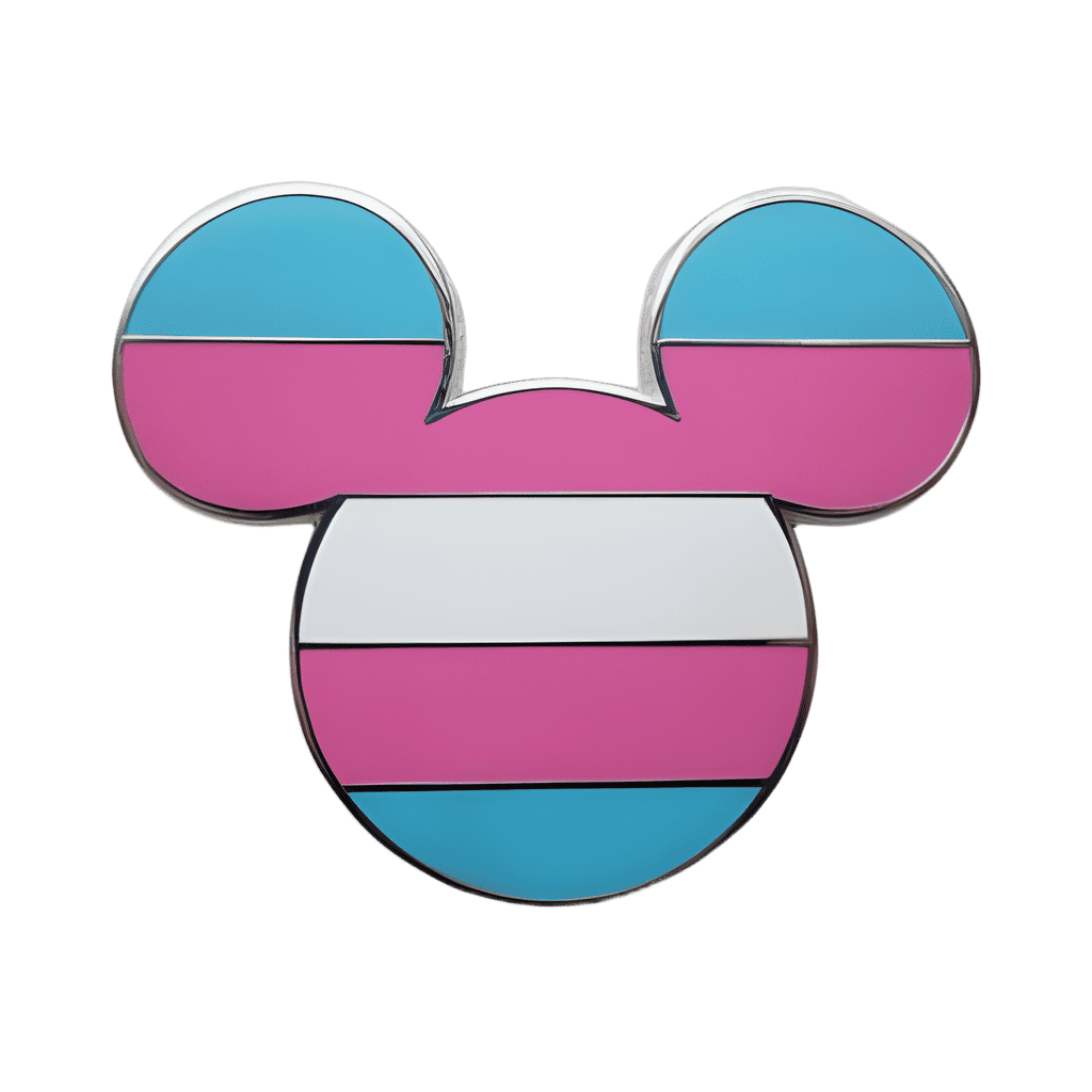 Transgender Flag Disney pin