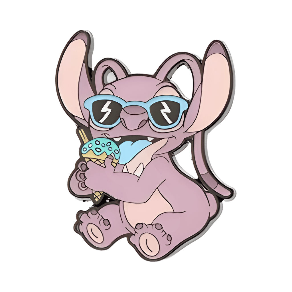 Angel Eating Ice Cream Disney pin
