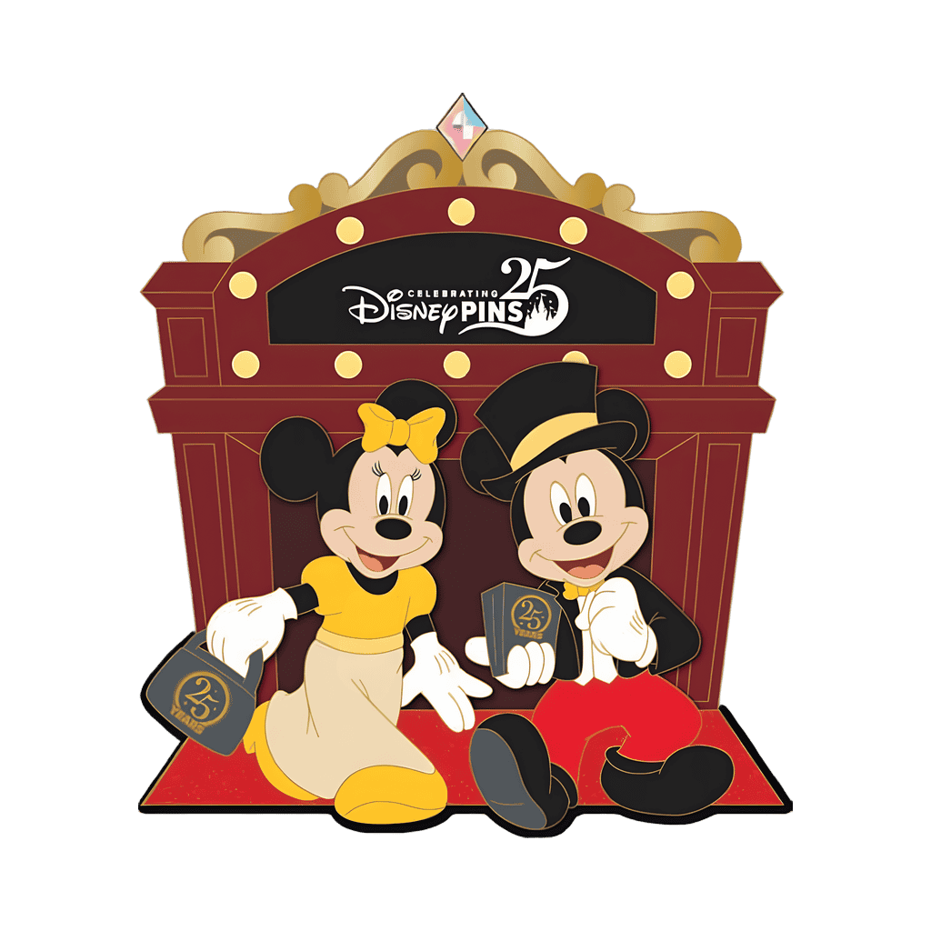Mickey and Minnie Disney pin
