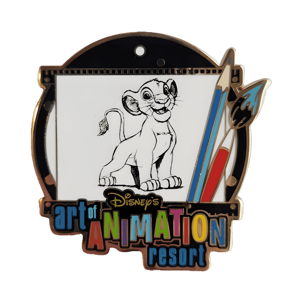 Simba Animator Station Disney pin