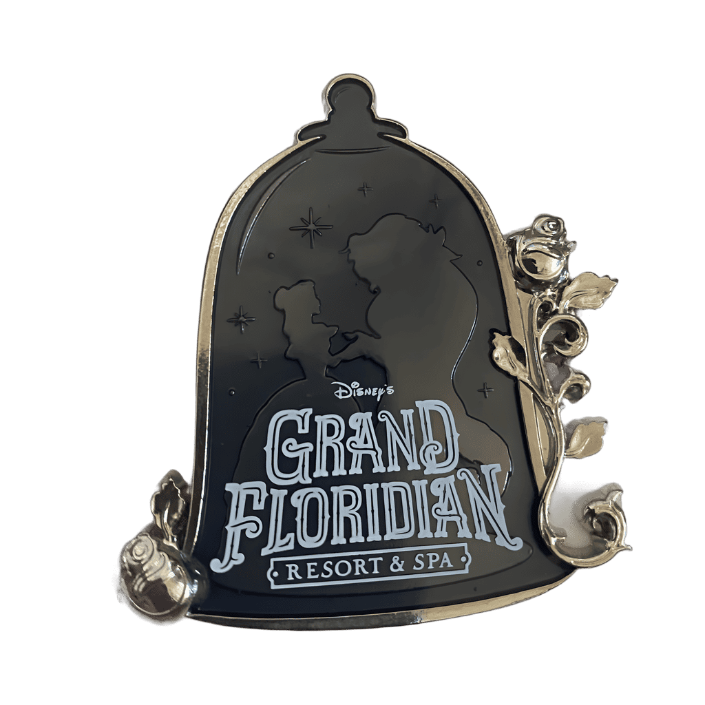 Grand Floridian Belle & Beast in Bell Jar Disney pin