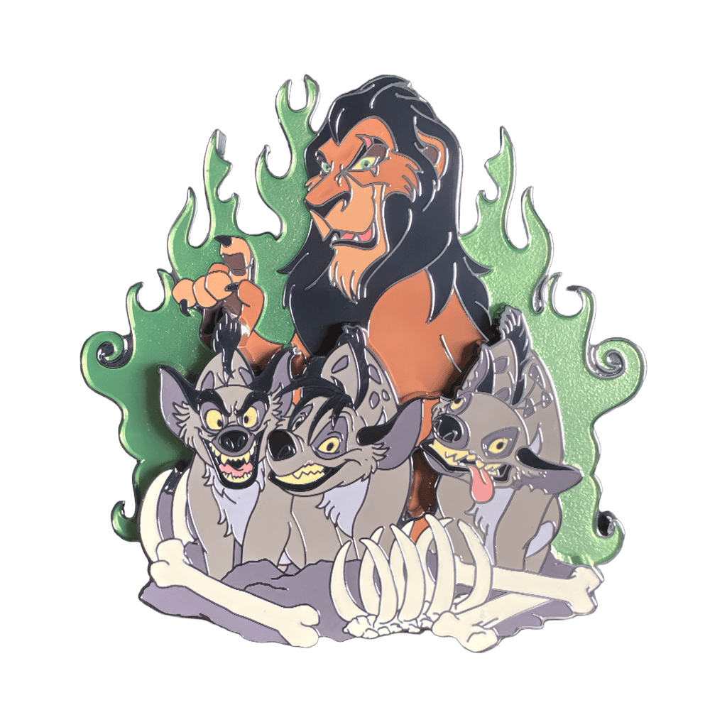 Scar and Hyenas Jumbo Disney pin