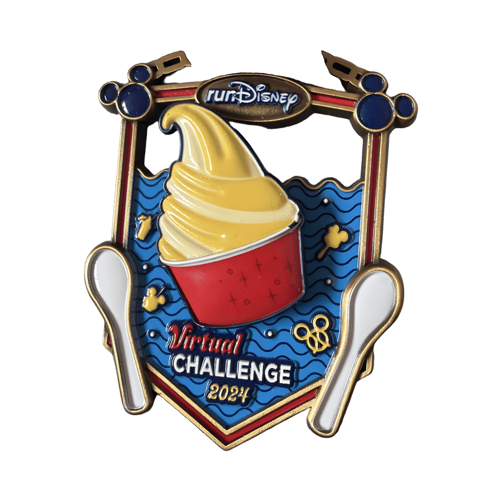 Dole Whip Challenge Medal Pin Disney pin