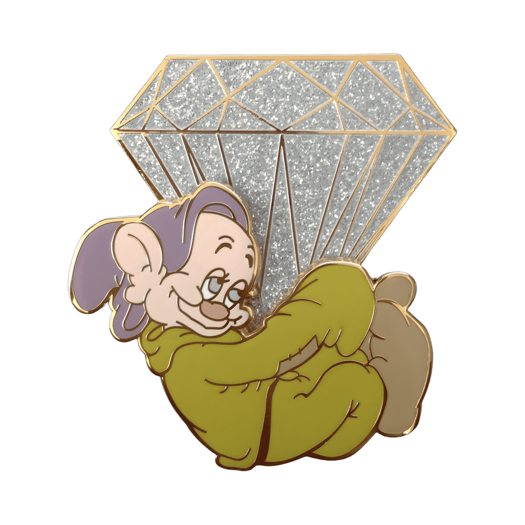 Dopey with Diamond Disney pin