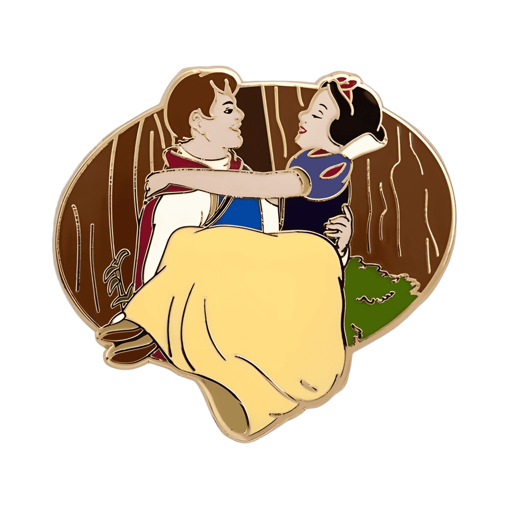 Prince Florian Holding Snow White Disney pin