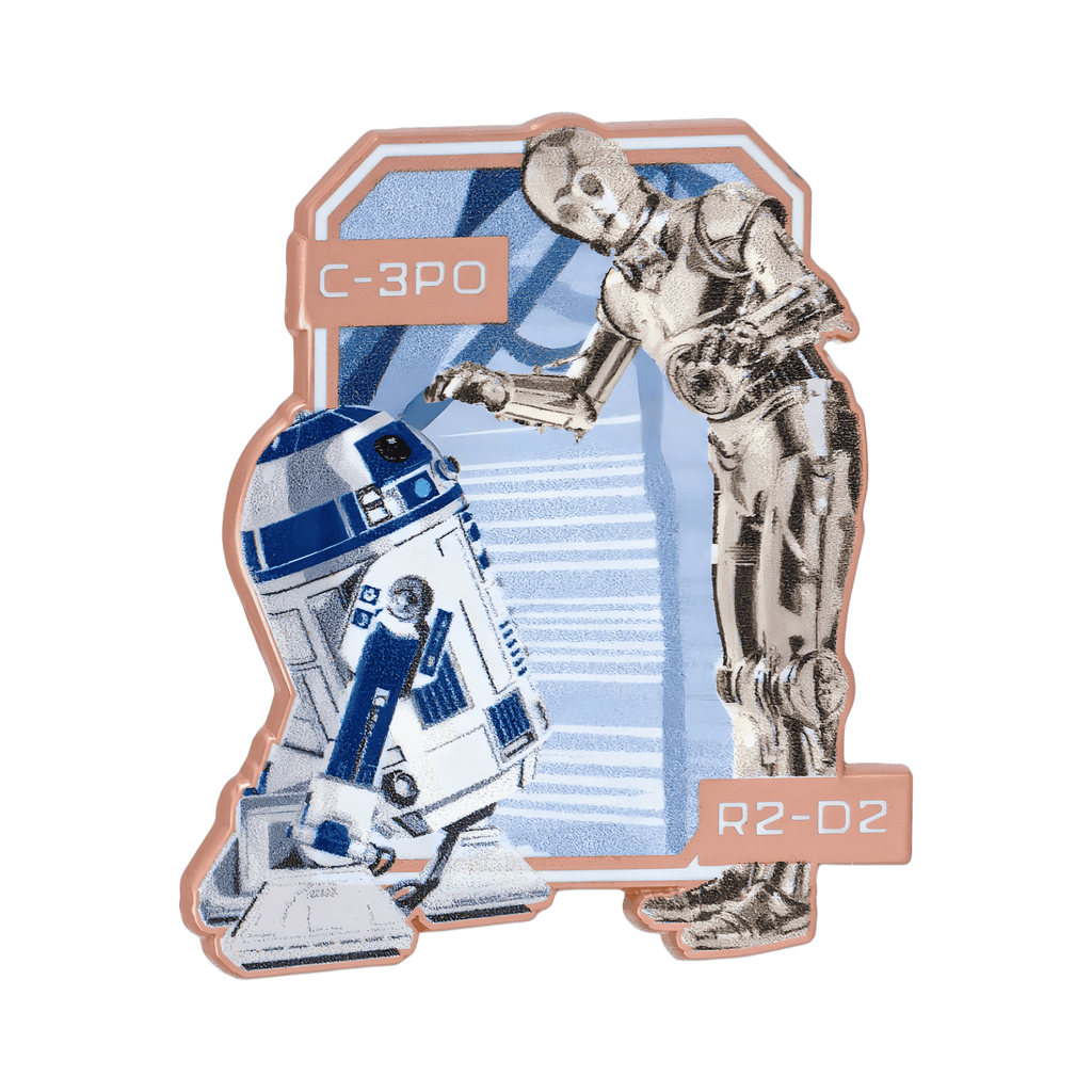 R2-D2 and C-3PO Disney pin