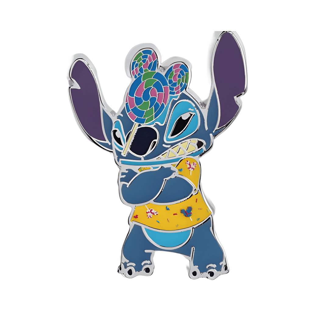 Stitch with Lollipop Disney pin