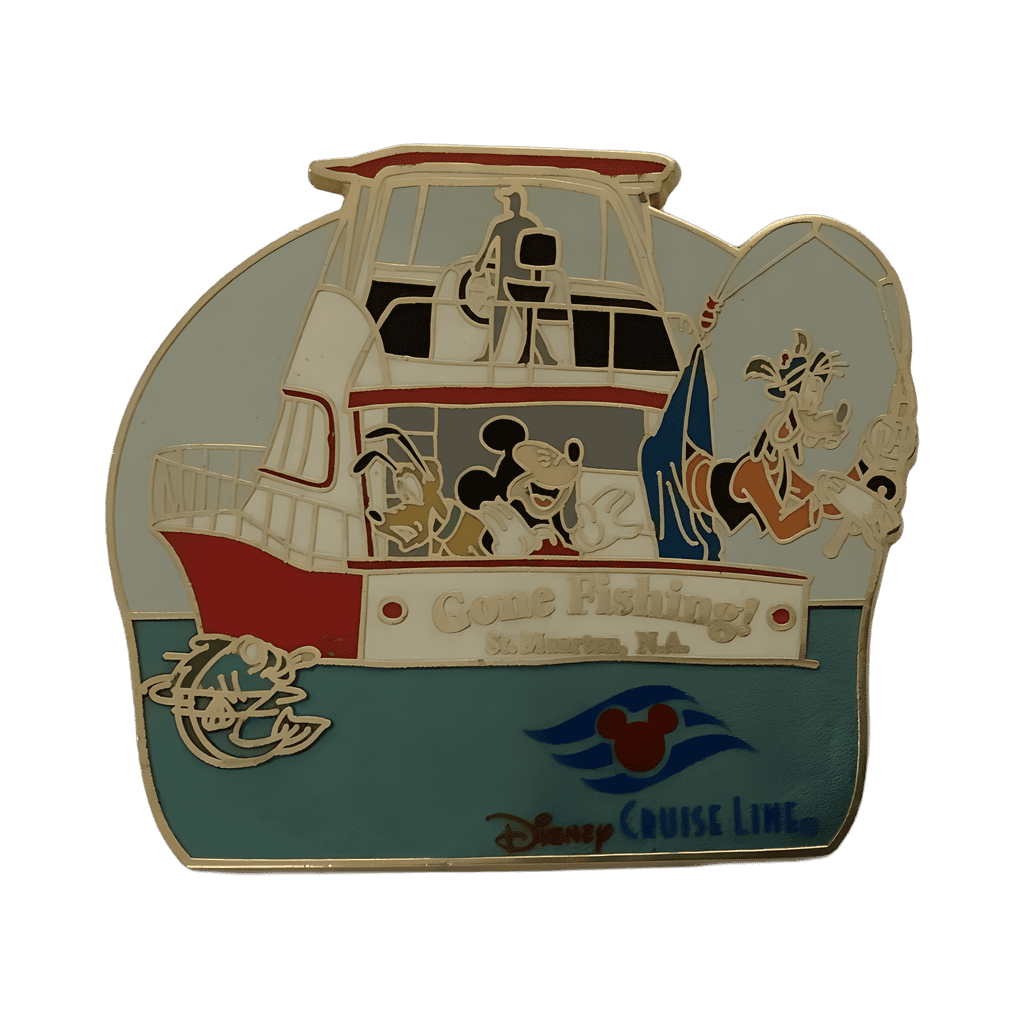 DCL Gone Fishing - Mickey, Goofy, Pluto Disney pin