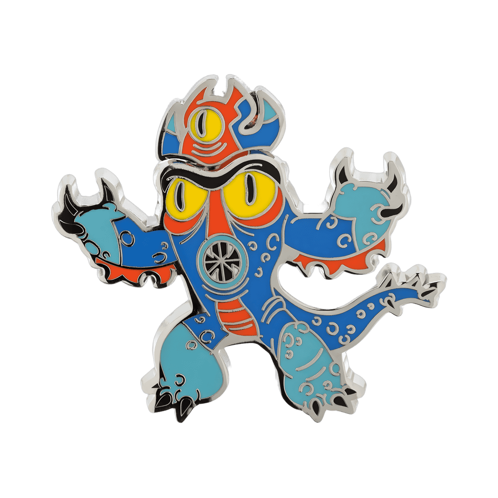 Fredzilla Head Slider Disney pin