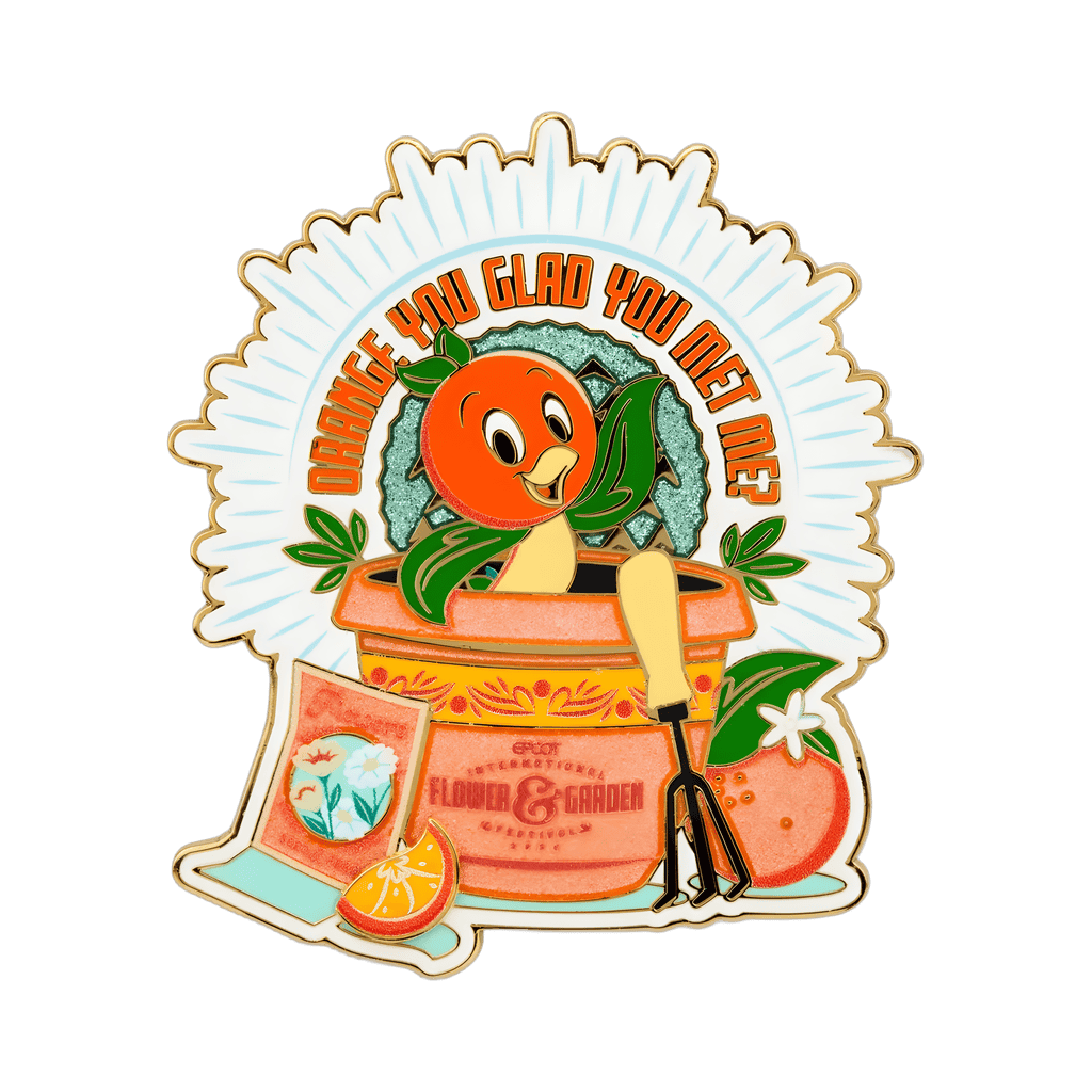 Orange Bird Flower Pot Disney pin