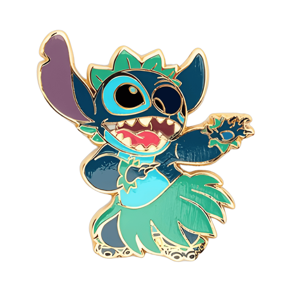 Stitch Dressed in Hula Skirt Disney pin