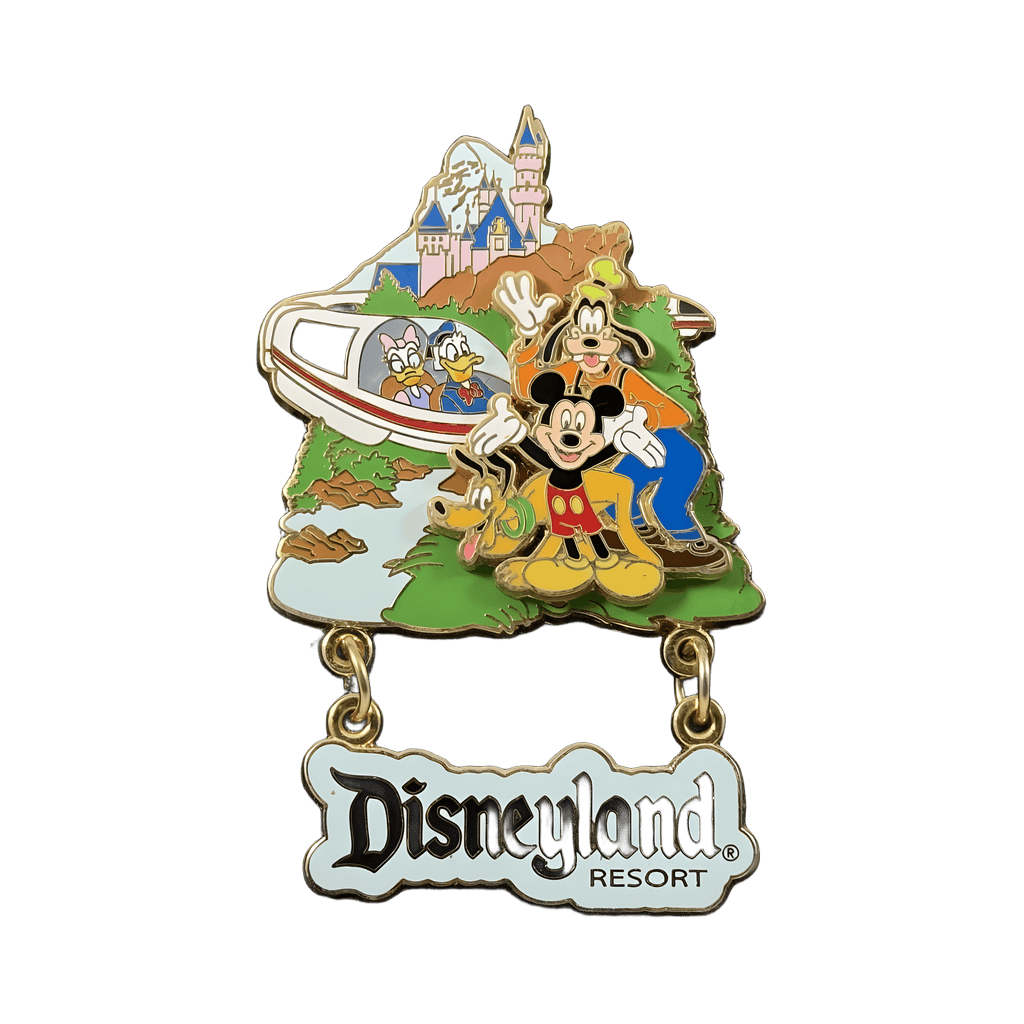 Disneyland Resort Icons Dangle Disney pin