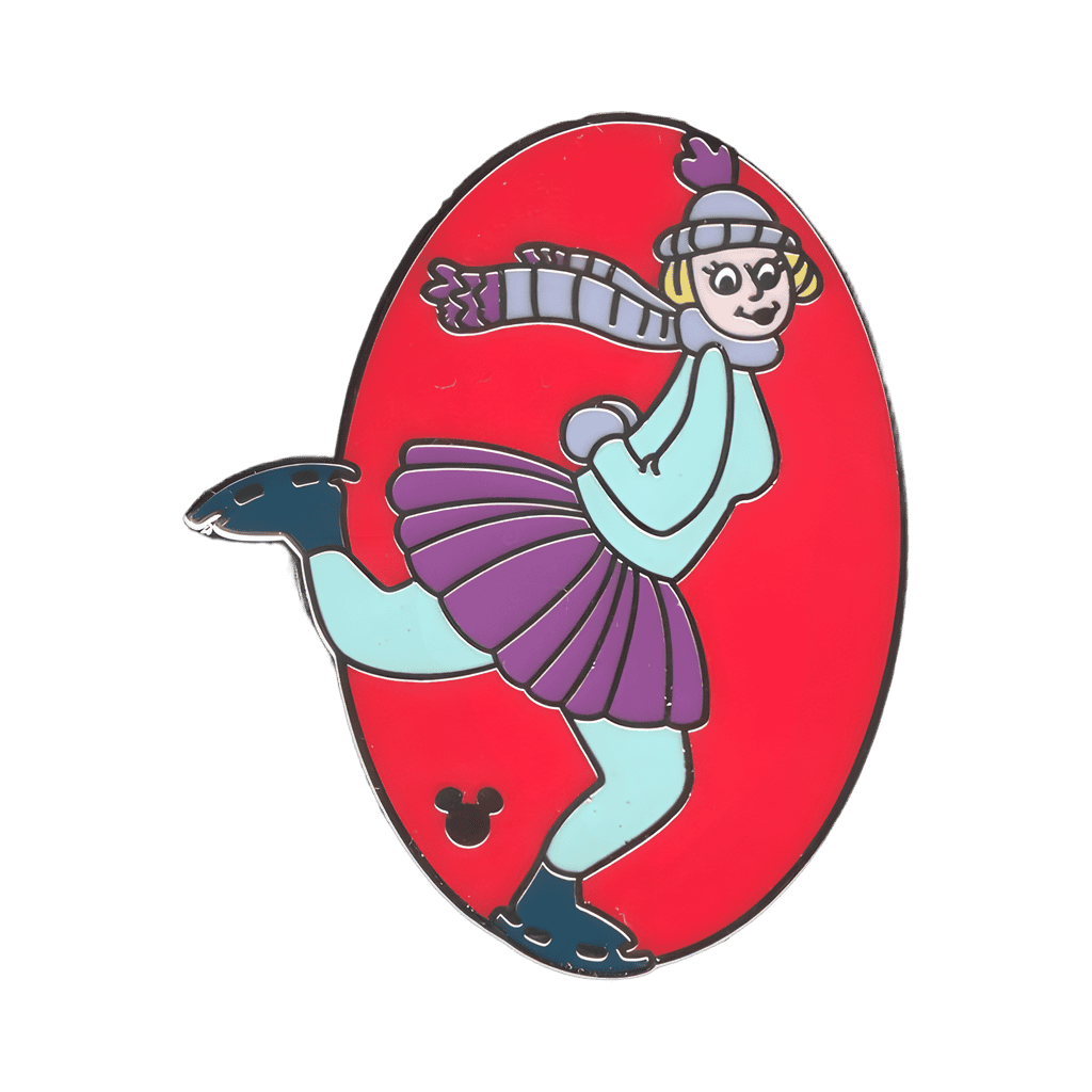 Ice Skater Disney pin