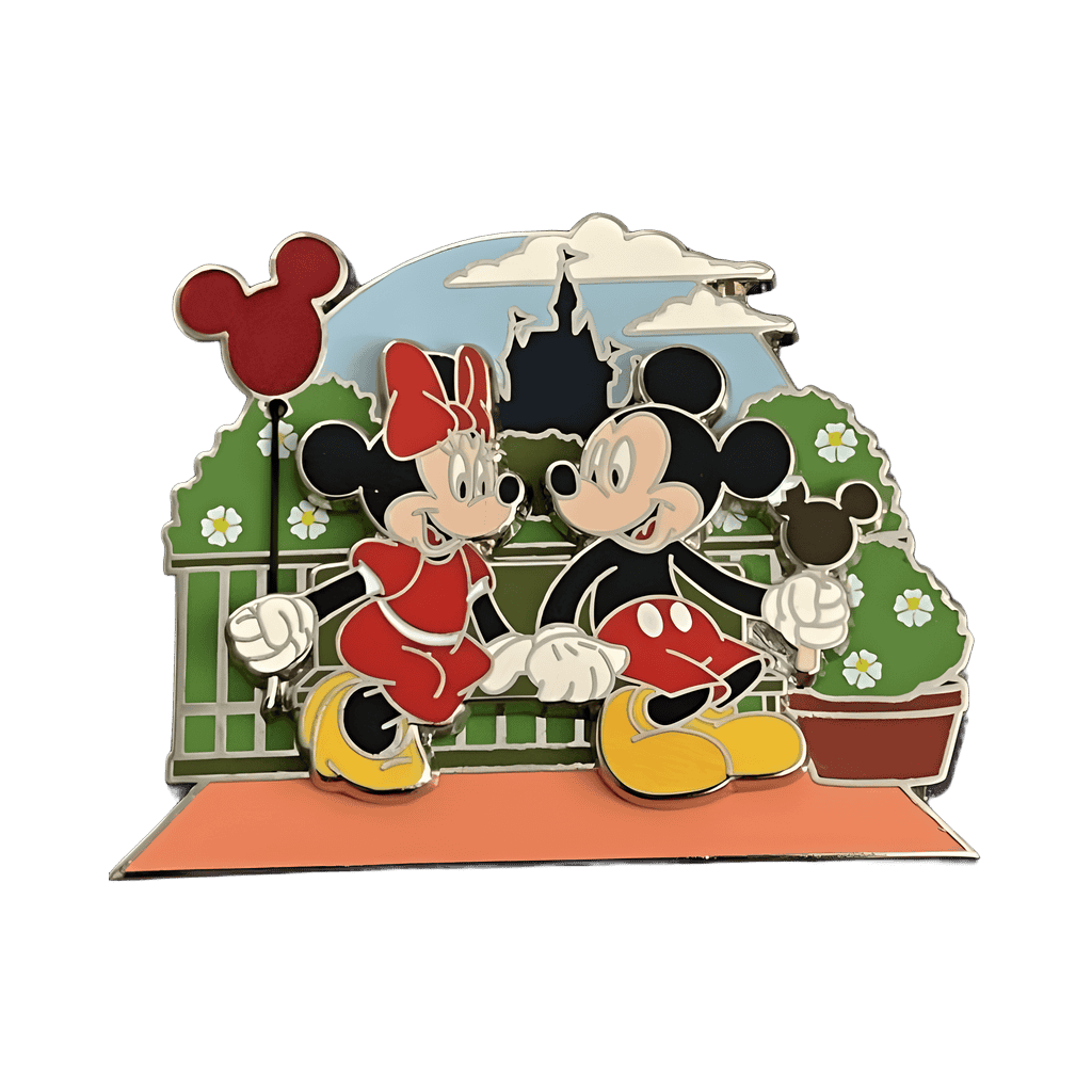 Mickey and Minnie Mouse Castle Disney pin