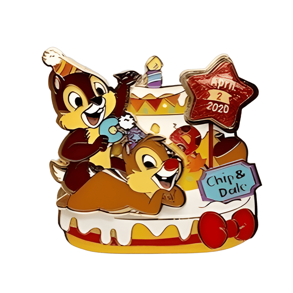 2020 - Chip & Dale Birthday Cake Disney pin