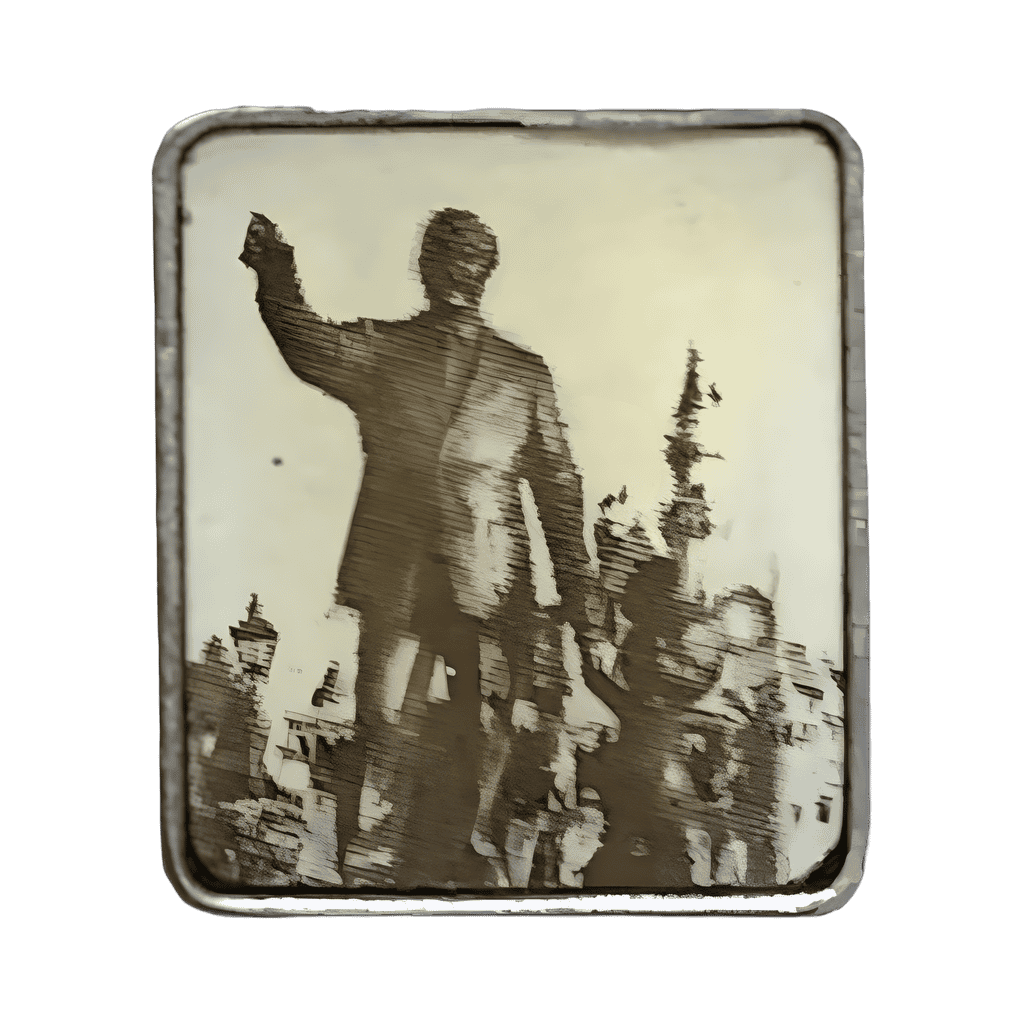 Partners Statue Grayscale Photo Disney pin