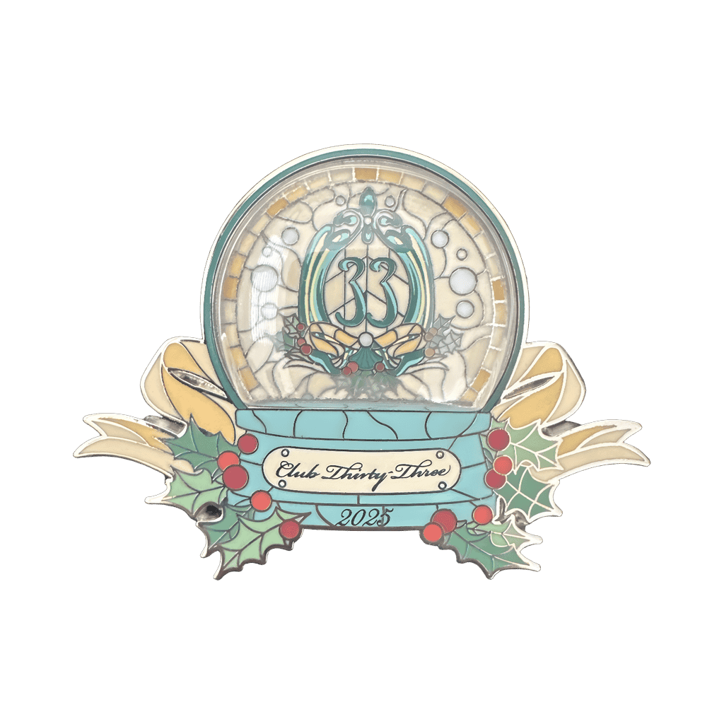 Club 33 Christmas Snow Globe 2025 Disney pin