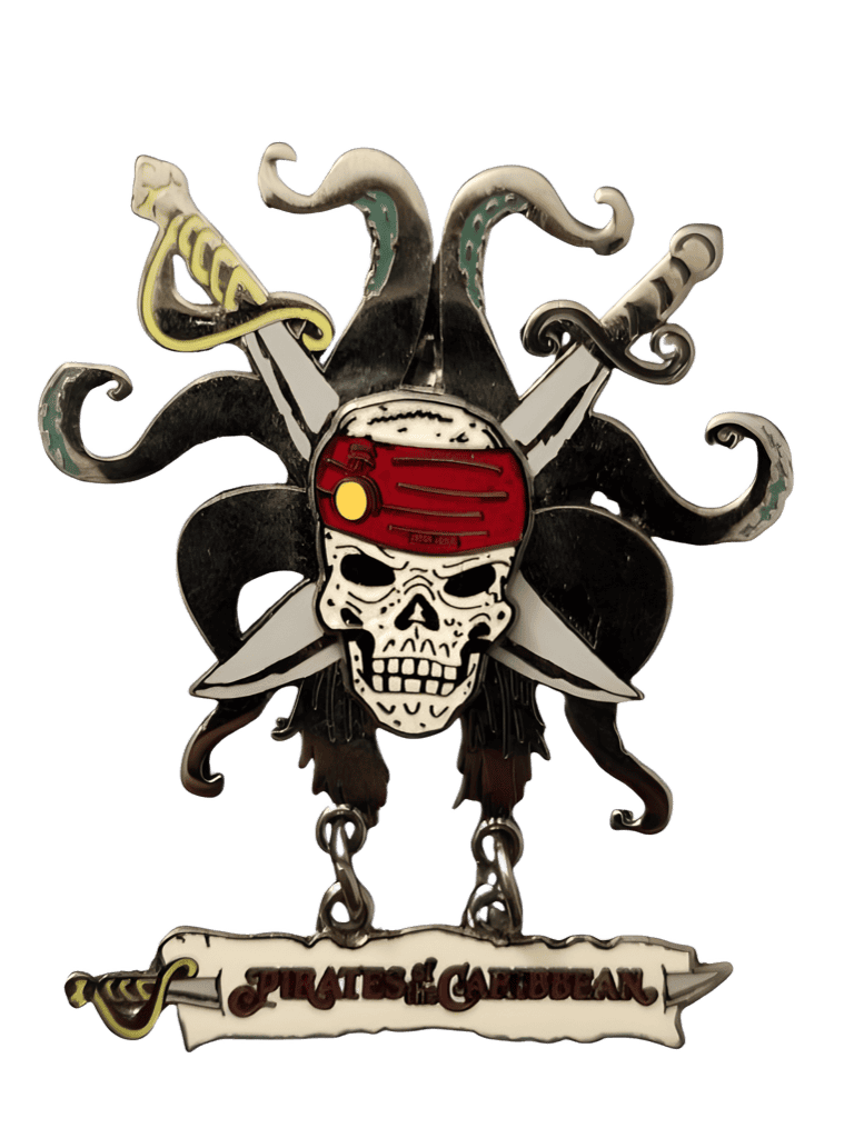 Skull and Snakes Disney pin