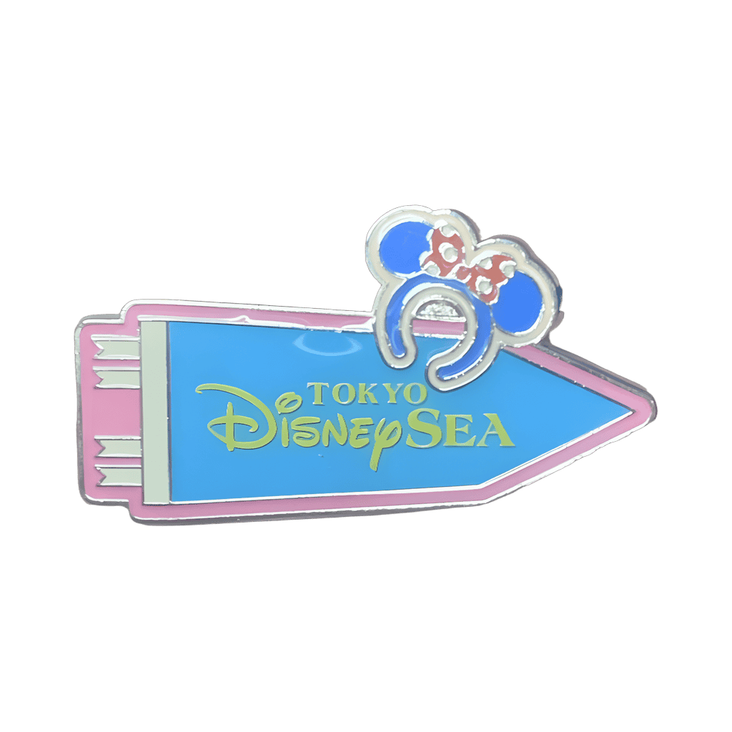 Tokyo DisneySea Pennant Flag Disney pin