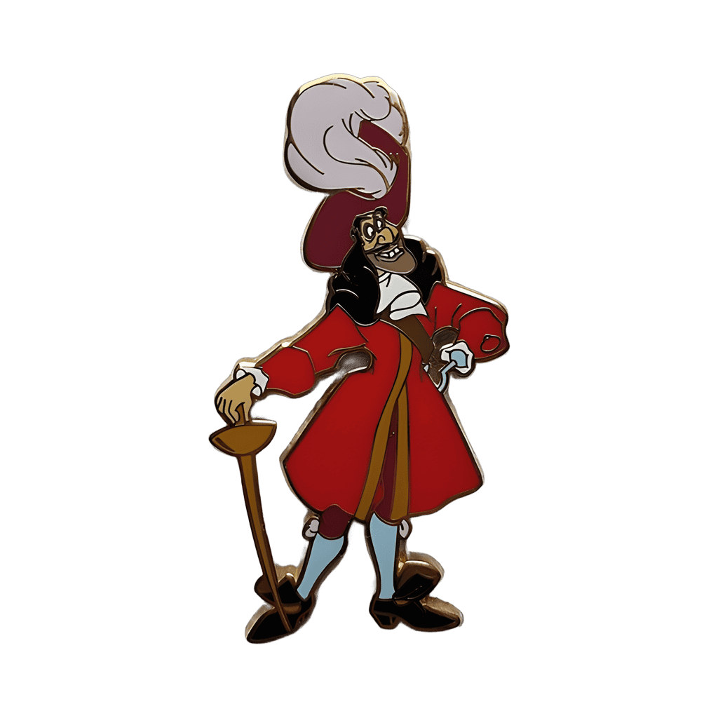 Captain Hook Disney pin