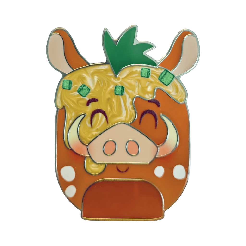 Pumbaa Salted Pretzel Bun and Mustard Disney pin