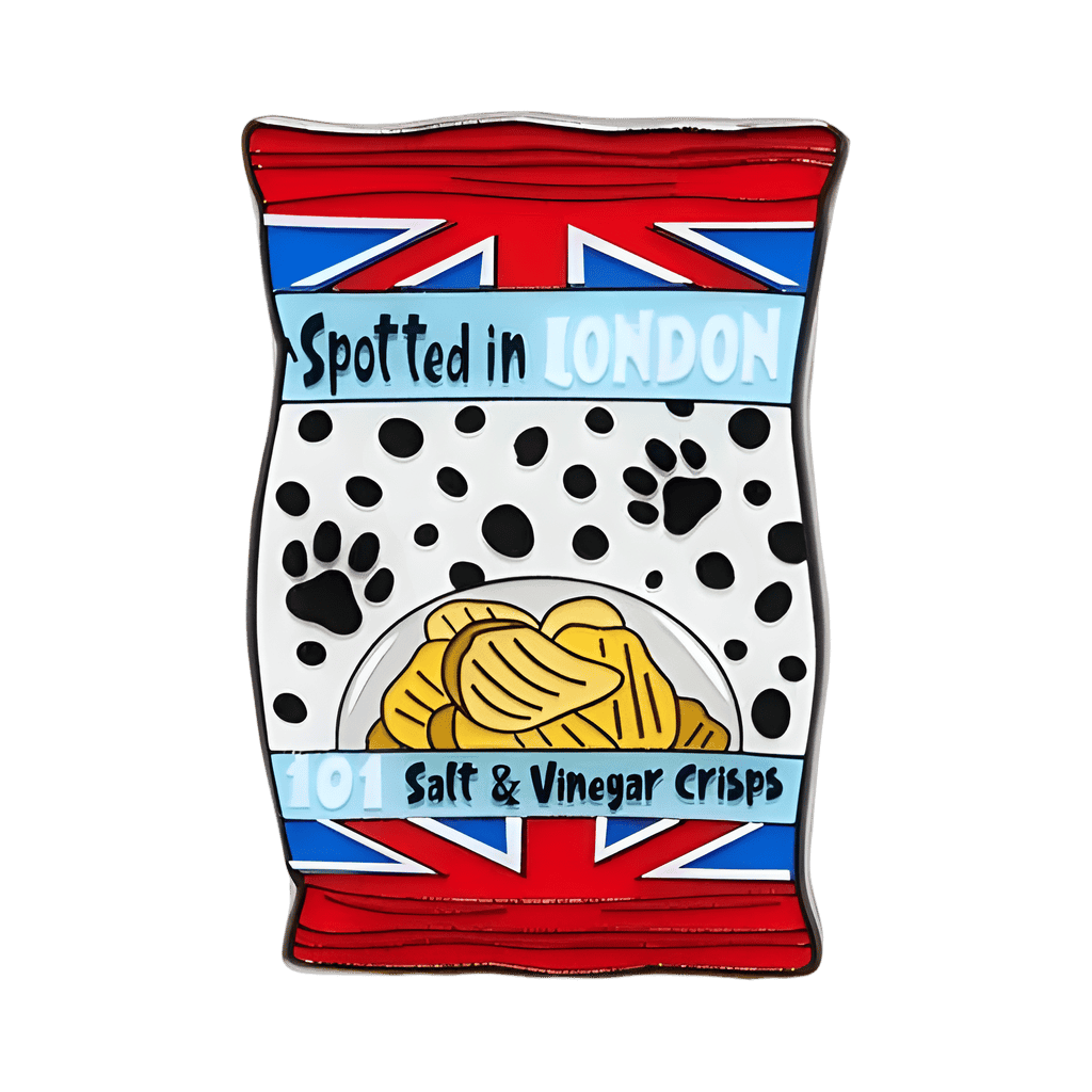 Spotted in London 101 Salt & Vinegar Crisps - 101 Dalmatians Disney pin