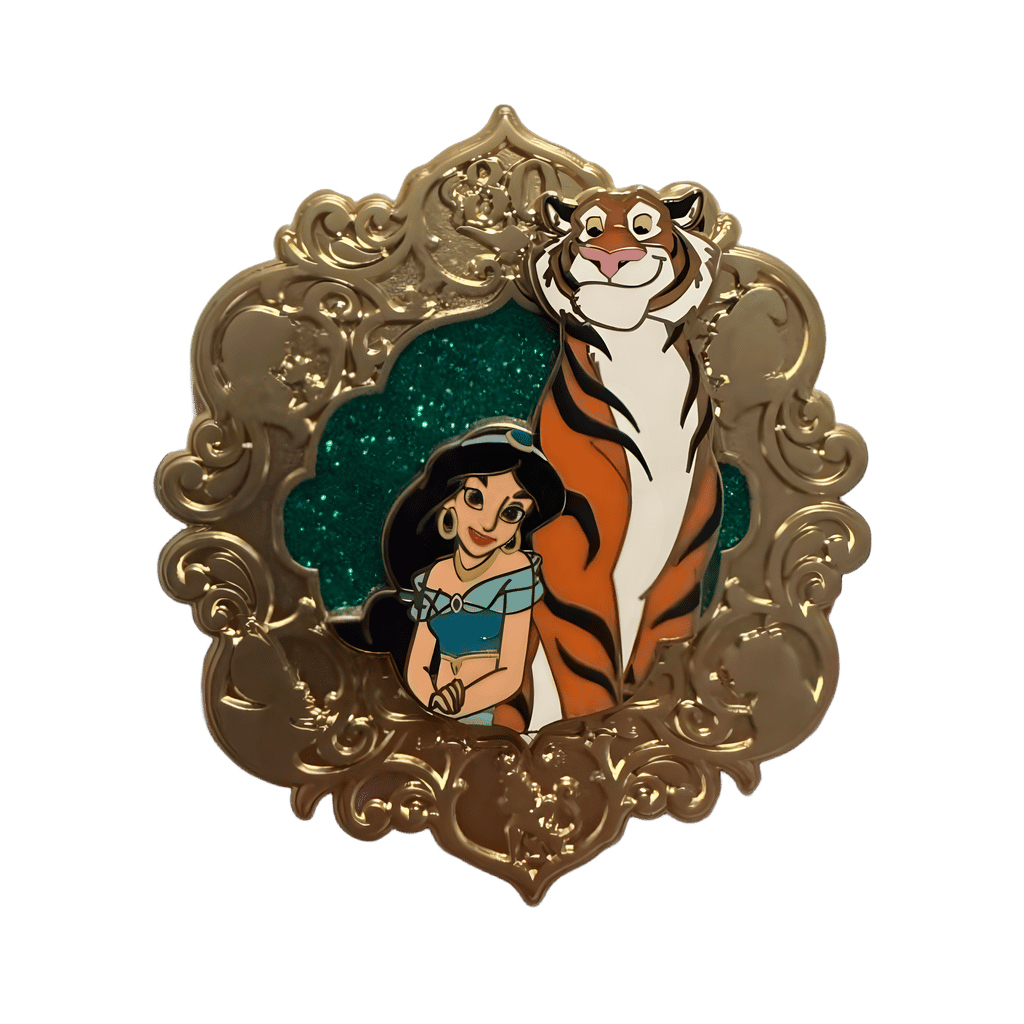 Jasmine and Rajah Disney pin