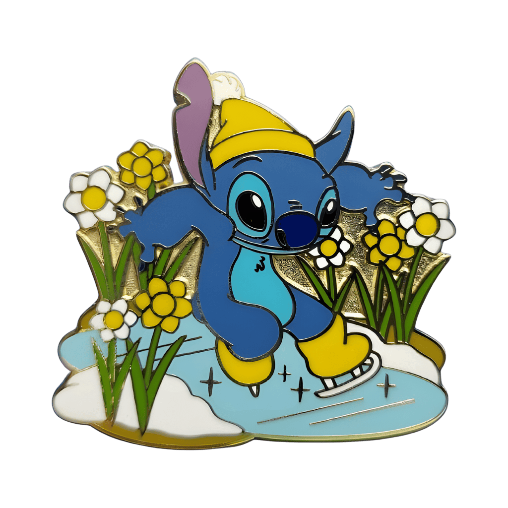 December - Narcissus - Stitch Disney pin