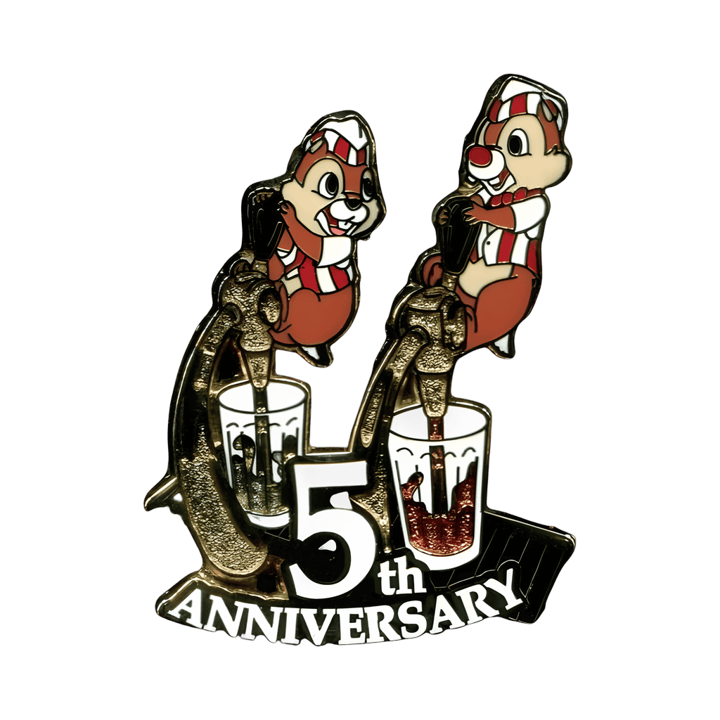 Chip & Dale Lanyard Set Soda pin Disney pin