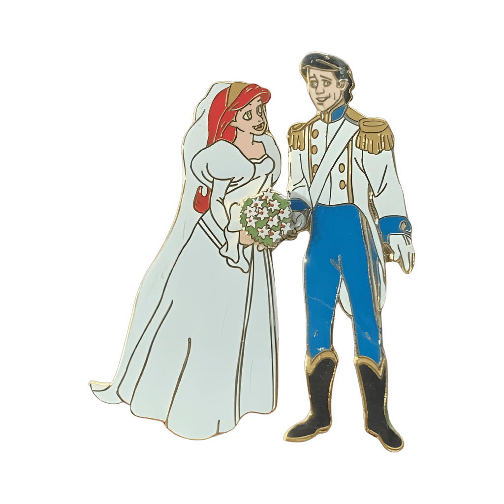 Ariel and Eric Disney pin