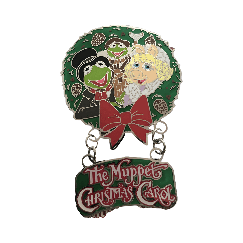 Cratchet Family Kermit, Ms Piggy and Robin Disney pin