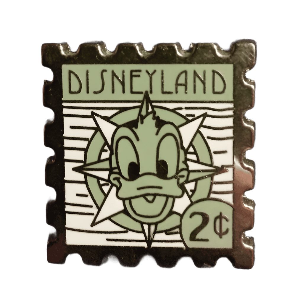 Disneyland Donald 2¢ stamp Disney pin