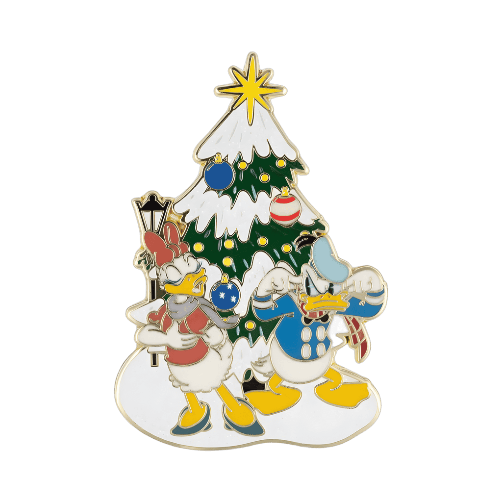 Daisy and Donald Duck Caroling Jumbo Disney pin