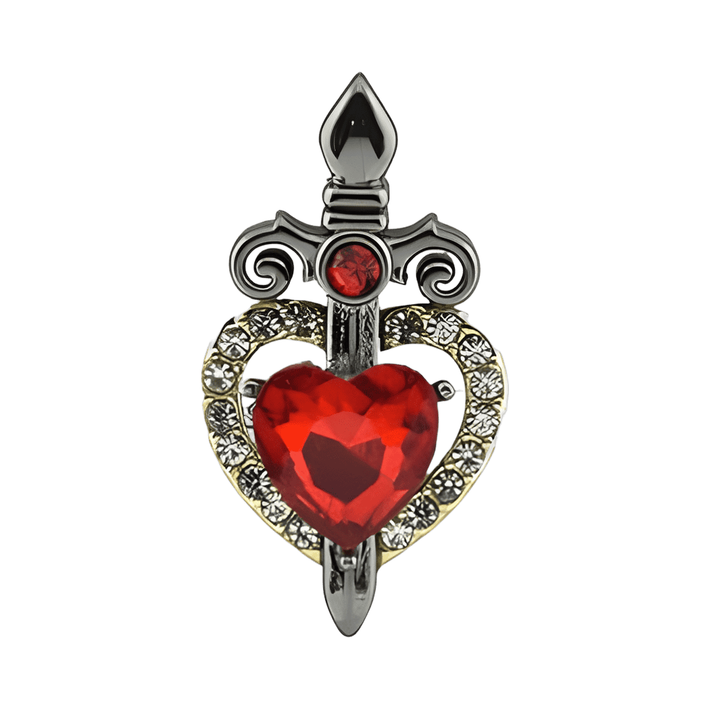 Heart and Dagger Disney pin