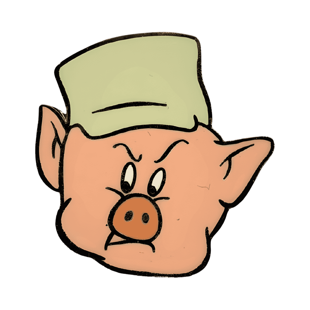 Practical Pig Disney pin