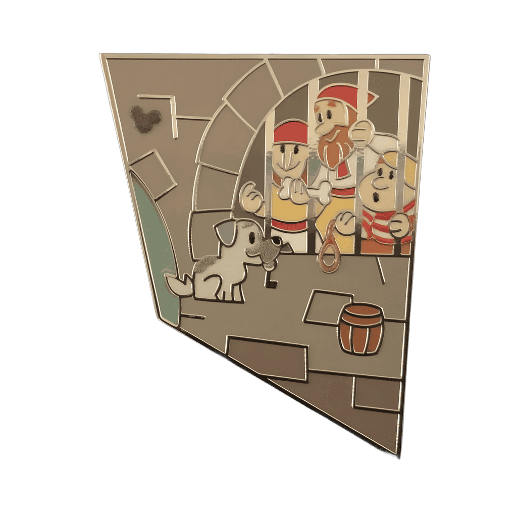 Dog with key Disney pin