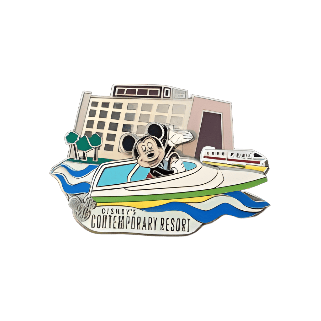 Contemporary Resort 35th Anniversary - Mickey on Boat Disney pin