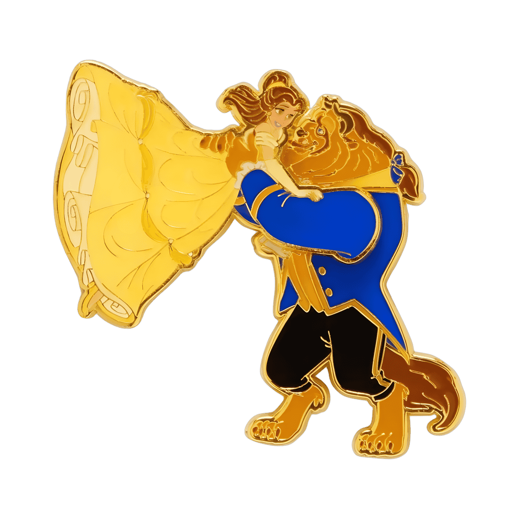 Belle and Beast Hinged Dancing 2024 Disney pin