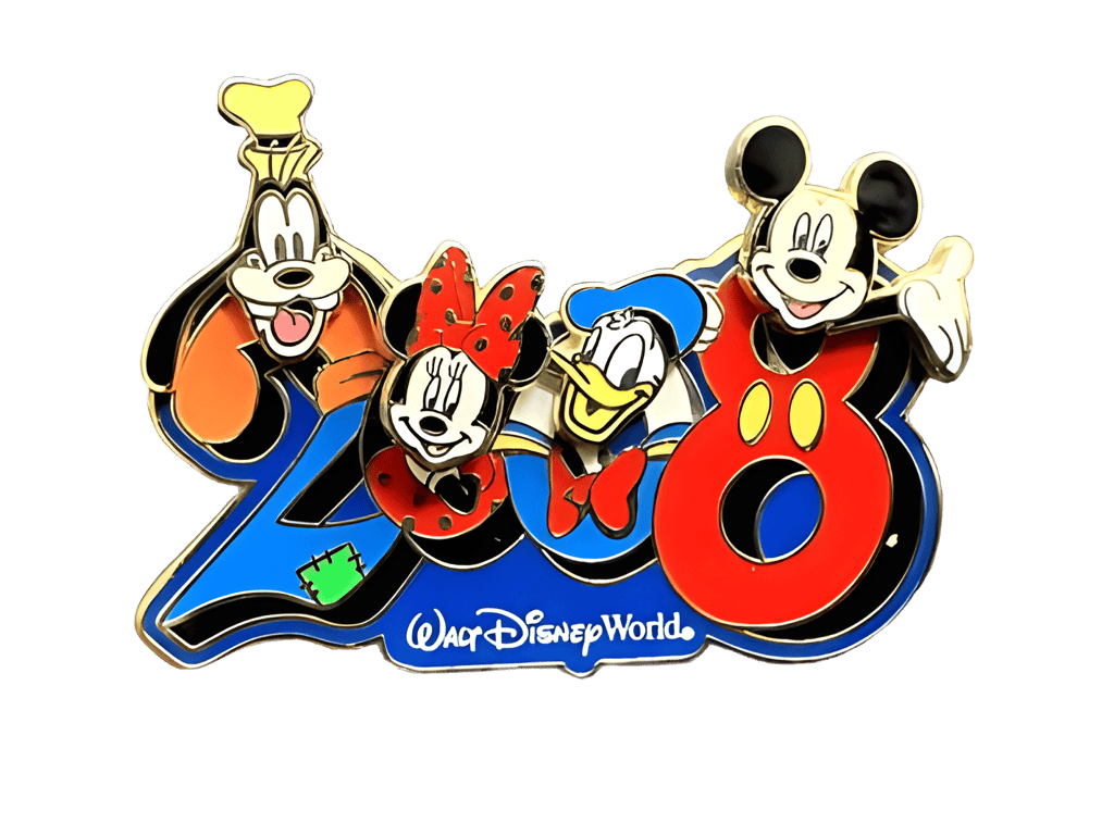 Disneyland - Goofy, Minnie, Donald, and Mickey Swivel Disney pin