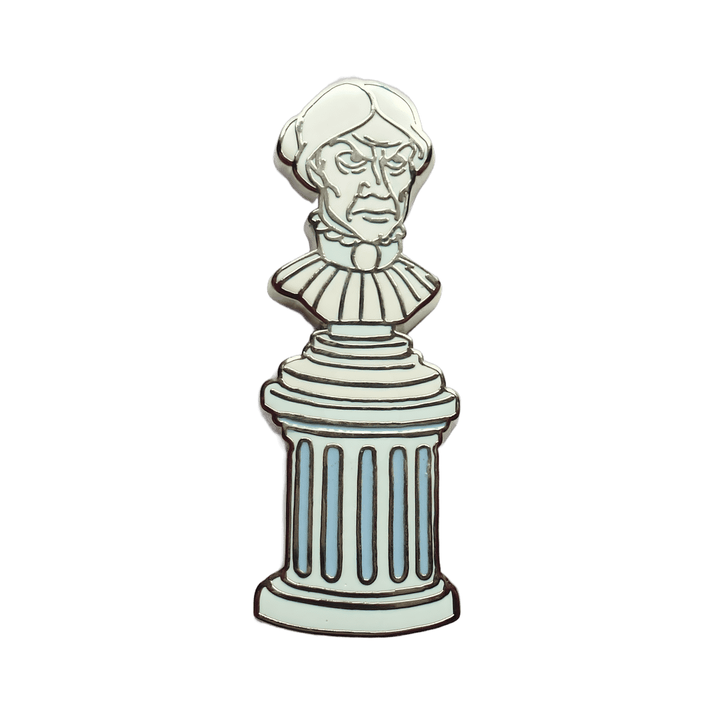 Library Bust Disney pin