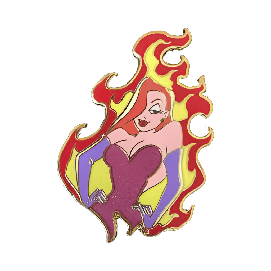 Flames - Jessica Rabbit Disney pin