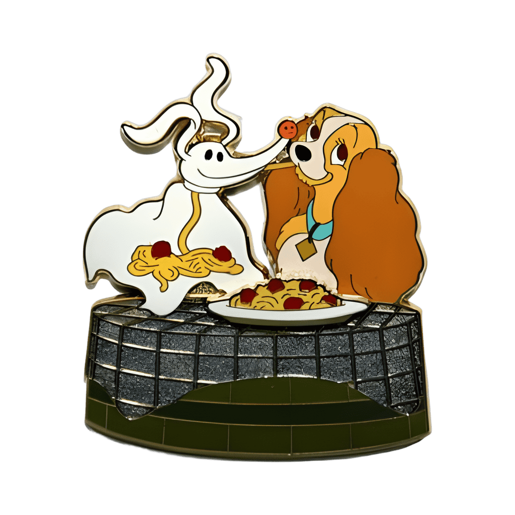 Zero as Tramp in Lady and the Tramp Disney pin