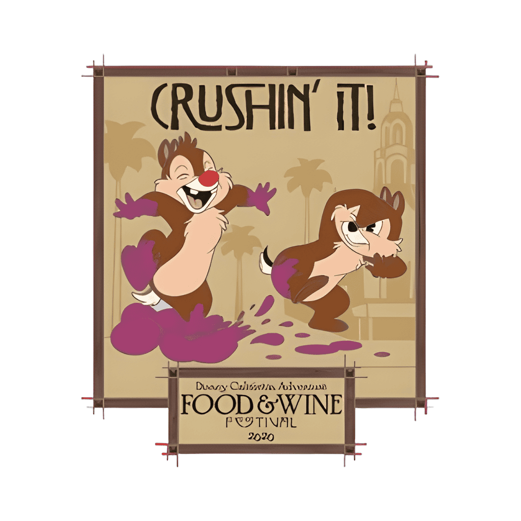 Chip & Dale Making Wine — Crushin' It! Disney pin