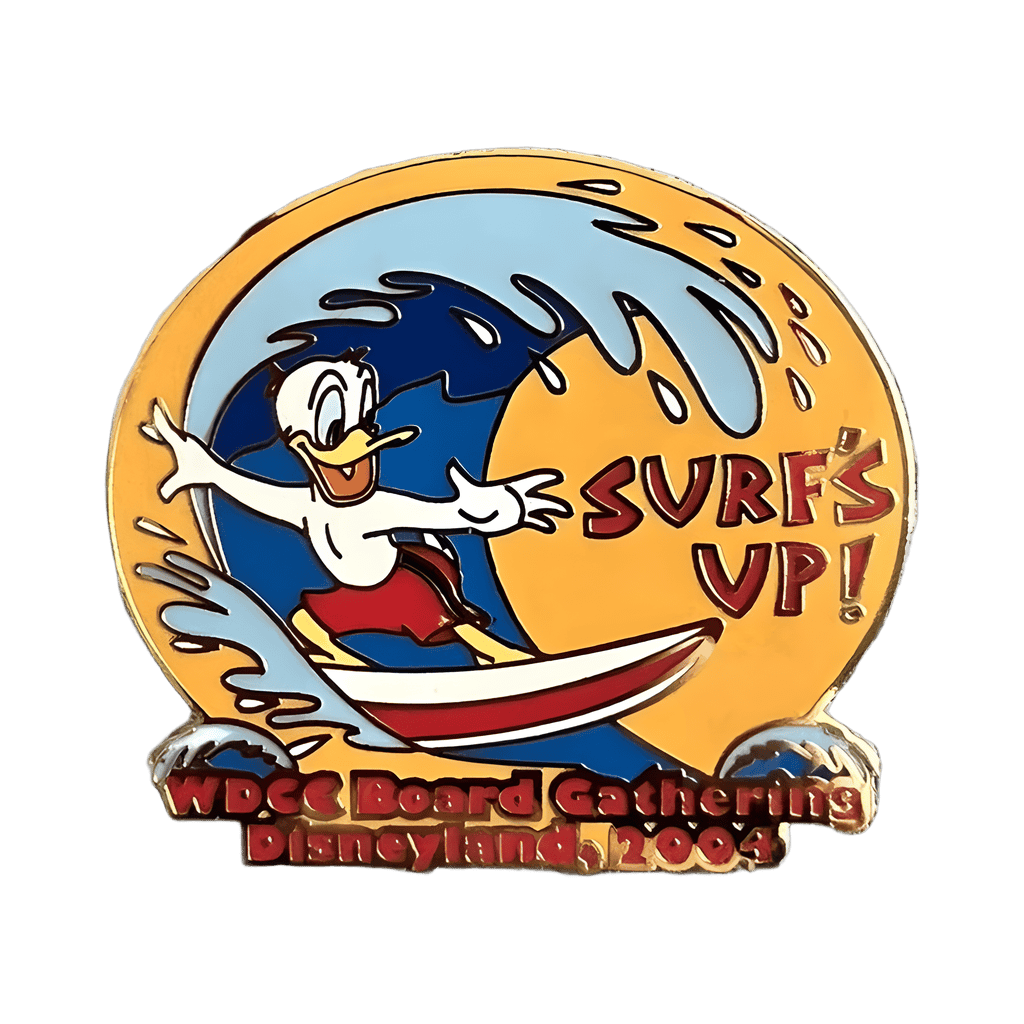 Donald Duck - Board Gathering 2004 - Surfs Up! Disney pin