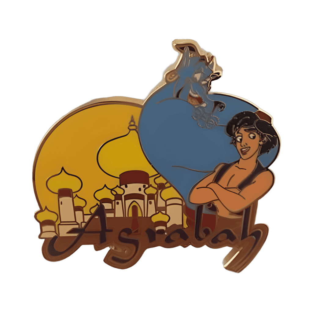 Agrabah - Aladdin & Genie Disney pin