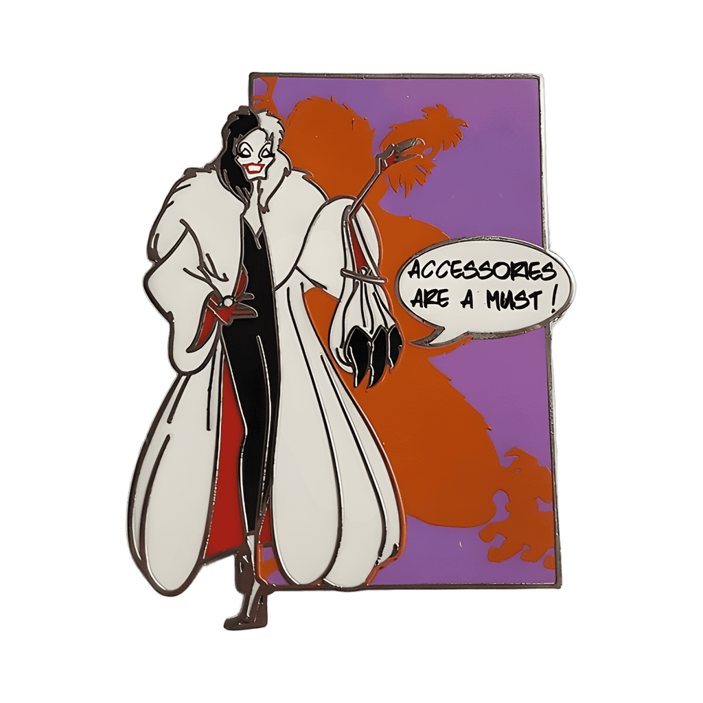 Cruella De Vil Disney pin