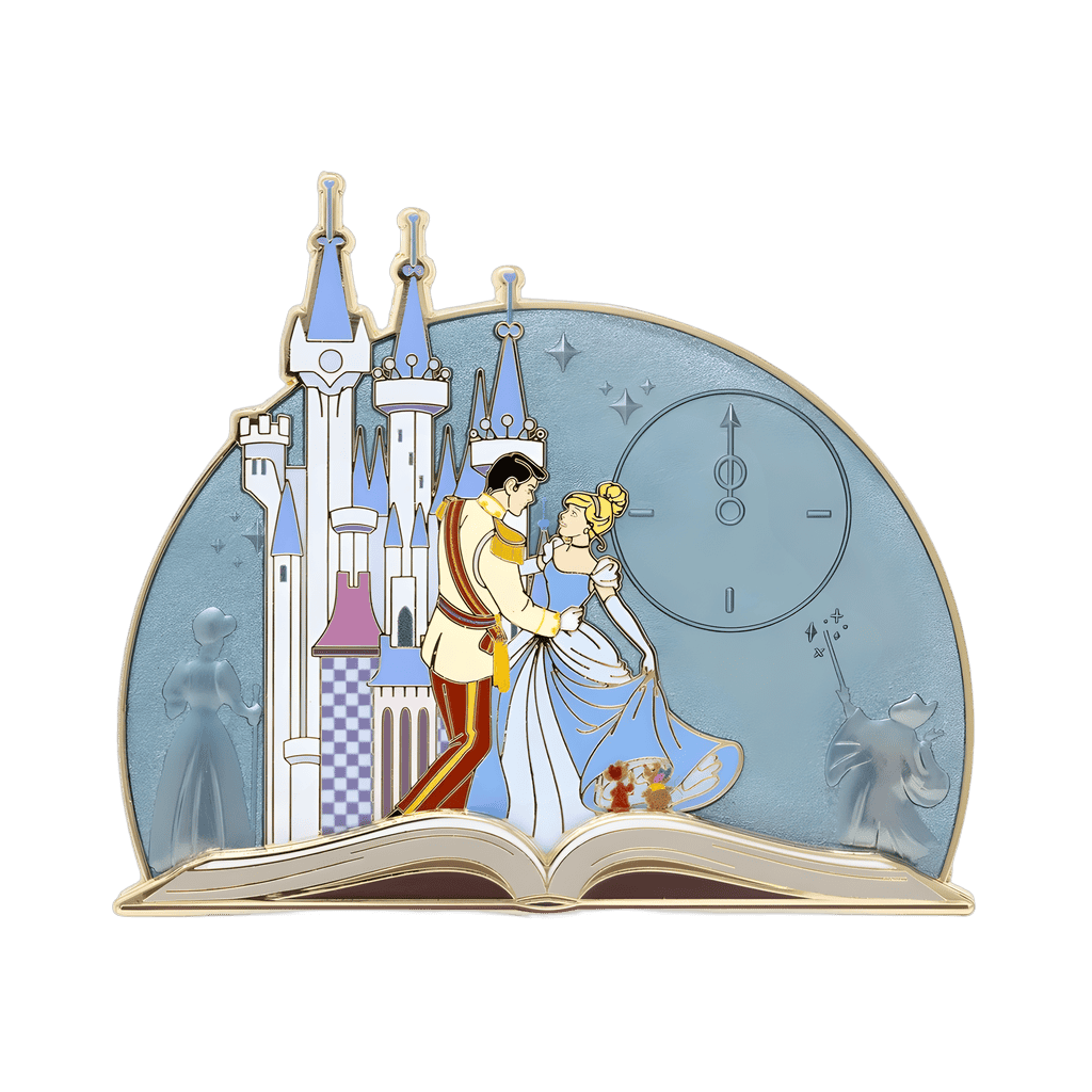 Prince Charming and Cinderella - Jumbo Disney pin