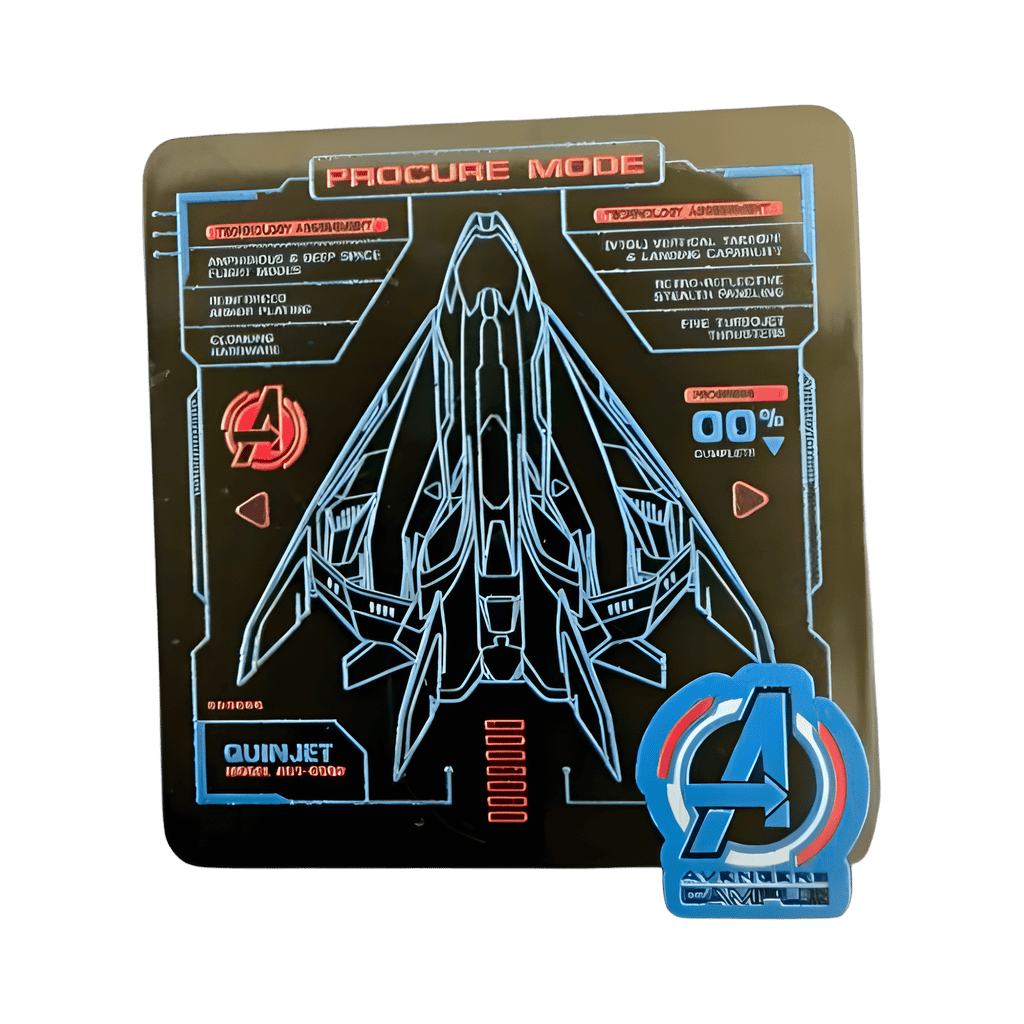 Avengers Campus QuinJet Disney pin